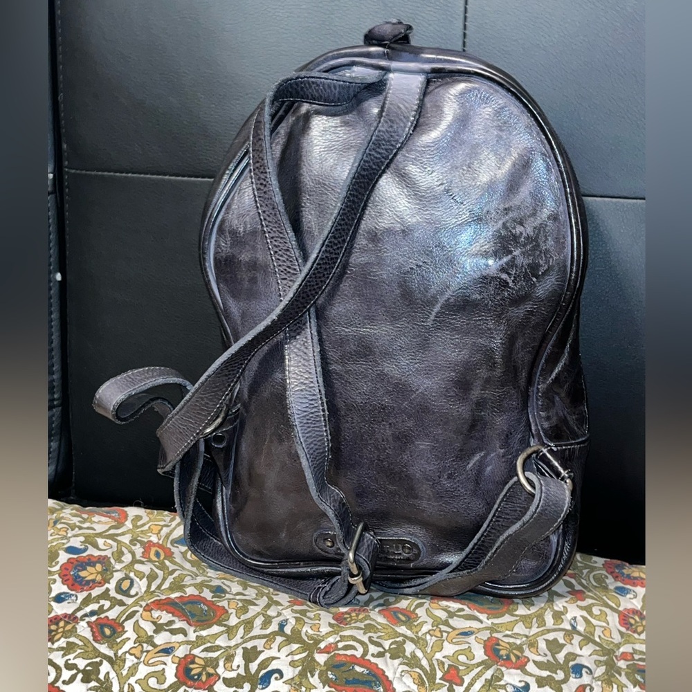 Unisex BEDSTU Distressed leather mini backpack - Picture 2 of 10